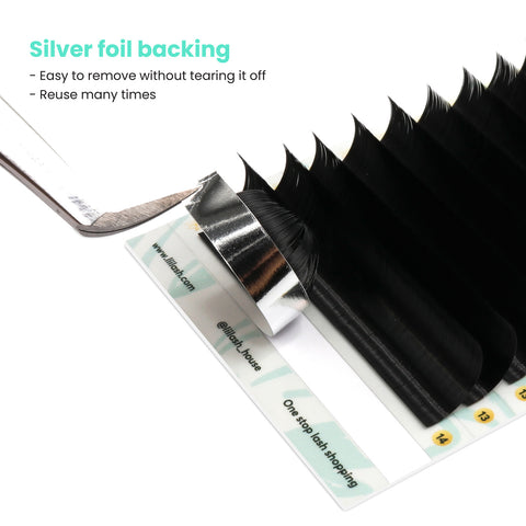 Faux-mink-classic-lashes-0.1mm-Silver-foil-backing